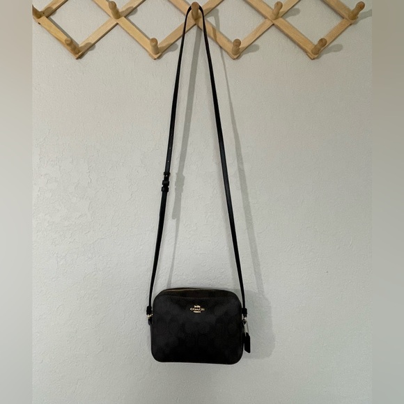 Coach Signature C Mini Leather Cross Body Shoulder Bag. - Picture 5 of 16